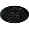 Ekena Millwork Acanthus Ceiling Medallion, Hand-Painted Black Pearl, 11 3/8"OD x 2"P CM11ACBPS - alternate 4